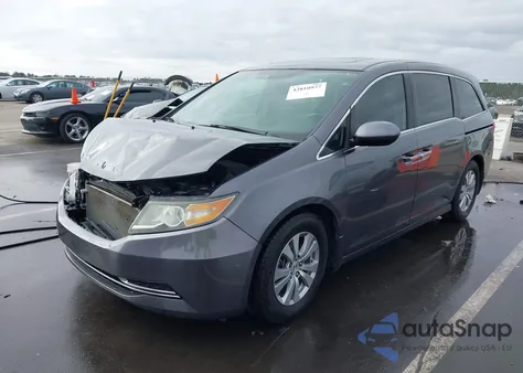 2016 Honda Odyssey Ex-L z USA, uszkodzony, nr VIN 5FNRL5H68GB034591